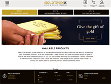 Tablet Screenshot of goldtrex.com
